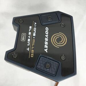 本州のみ送料無料【即決価格】パター ODYSSEY /Ai-ONE MILLEDELEVEN T/ オリジナルスチール / 34in：558g / メンズ右　カバーあり