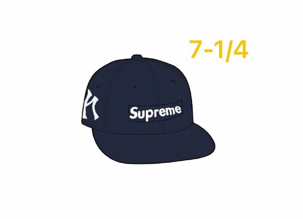 Supreme MLB Teams Box Logo New Era "Navy"