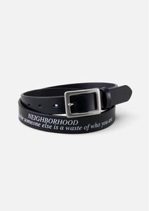 ☆NEIGHBORHOOD LEATHER NARROW BELT