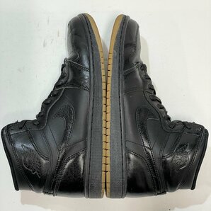 26cm AIR JORDAN 1 RETRO HIGH OG 555088-020 エア ジョーダン 1 レトロ ハイ OG ブラック メンズ スニーカー UE H106916の画像3