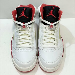 28.5cm AIR JORDAN 5 RETRO 136027-162 エア ジョーダン 5 レトロ ファイヤーレッド メンズ スニーカー UH H106848の画像2