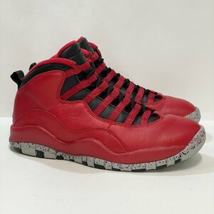 26cm AIR JORDAN 10 RETRO 30TH 705178-601 エア ジョーダン 10 レトロ 30TH ジムレッド メンズ スニーカー TU H106947