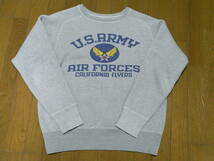 【BUZZ RICKSON'S バズリクソンズ U.S. ARMY AIR FORCES スウェット グレーＬ】_画像1