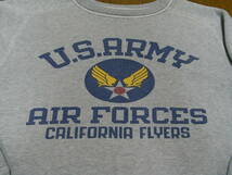 【BUZZ RICKSON'S バズリクソンズ U.S. ARMY AIR FORCES スウェット グレーＬ】_画像4