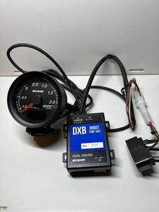 【廃盤品】PIVOT ブースト計 DUALGAUGE DXB 01H OBD接続　水温計　電圧計　油温計　60Φ