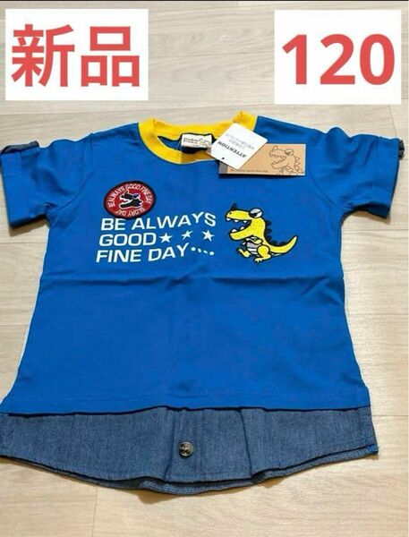 【早い者勝ち！】新品　PakaPaka 恐竜　Tシャツ　120