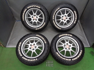 バリ山!! BBS 17 インチ ホイール タイヤ 4本 225/65R17 7J 114.3 5H 5穴 CX-8 CX-5 エクストレイル ヴァンガード ハリアー RAV4 デリカ D5