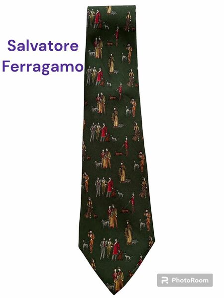 新品・未使用《Salvatore Ferragamo/サルヴァトーレ フェラガモ》ネクタイ