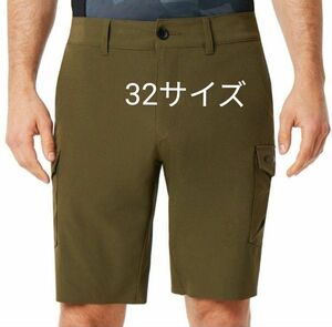 オークリー　ショートパンツ　撥水　ストレッチ　ウエスト79～84　ダークブラッシュ　メンズ　32サイズ　ゴルフ　ハーフパンツ　新品