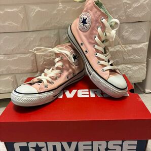 CONVERSE ハイカット24cm ピンク