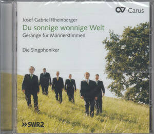 ◆新品・送料無料◆ヨーゼフ・ラインベルガー：男声合唱のための世俗曲集～ジングフォニカー Import v8848