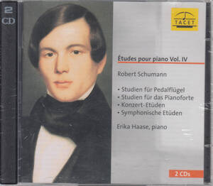 ◆新品・送料無料◆シューマン：交響的練習曲、ペダル・フリューゲルのための練習曲 他～エリカ・ハーゼ 2枚組 Import v8894