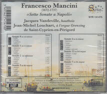 ◆新品・送料無料◆フランチェスコ・マンチーニ：7つのナポリ・ソナタ～ジャック・ヴァンドヴィル、ミシェル・ルジャール Import v8648_画像2