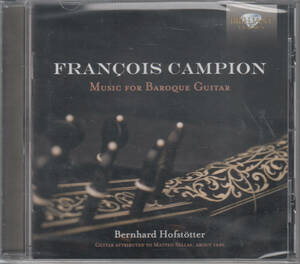 Campion/Hofstotter/Music For Baroque Guitar (輸入盤CD) (2017/9/22発売)