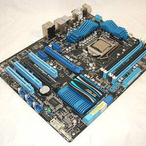 CPU付属 ASUS P8P67 REV3.1 ATXマザーボード Intel Core i5-2500S LGA1155 一応動作品 ジャンク 即決の画像4