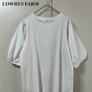 LOWRYS FARM ローリーズファーム Tシャツ リブTシャツ