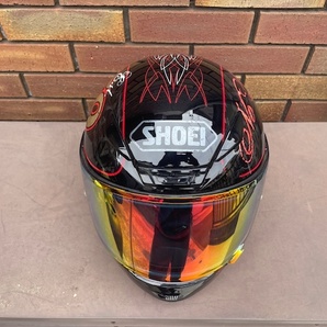 SHOEI ヘルメット Z-7 INCEPTION［ゼット-セブン インセプション TC-1 RED/BLACK Lサイズ］2-3回使用品を100円スタートにて！の画像3