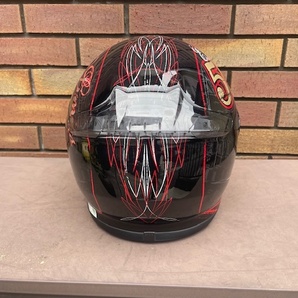 SHOEI ヘルメット Z-7 INCEPTION［ゼット-セブン インセプション TC-1 RED/BLACK Lサイズ］2-3回使用品を100円スタートにて！の画像5