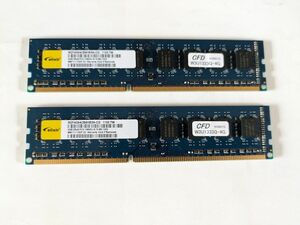 CFD W3U1333Q-4G DDR3 PC3-10600U 4GB×2枚