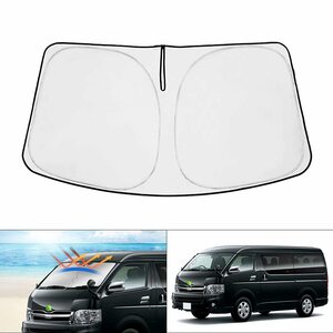 Cartist Toyota Hiace 200 series front sun shade HIACE H200 standard body H16.8 front glass shade curtain 