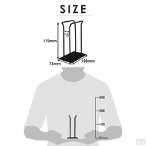 メニュー立 10個セット メニュースタンド 卓上 シンプル 黒_画像2