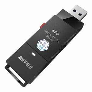 バッファロー BUFFALO 抗ウイルス抗菌ポータブルSSD USB3.2(Gen1) TypeA スティック SSDPUTVB1.0U3B/N