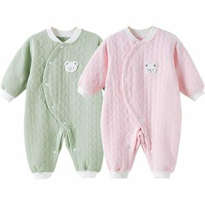 [miniGray] long sleeve coverall baby clothes 2 pieces set cotton newborn baby clothes front opening type lovely newborn baby girl baby clothes rompers celebration of a birth 