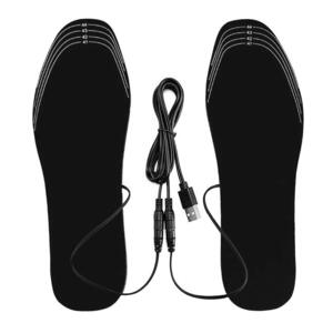 YFFSFDC 電熱インソール 中敷き USB加熱式 防寒対策 足暖かく 冬 電熱ウェア 靴底 カイロ 足 フットウェア 男女兼用 (L)