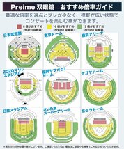 双眼鏡 コンサート コンサートのために本気で作られた双眼鏡〕 オペラグラス ライブ めがね対応 暗くならない ドーム Preime (×12倍)_画像2