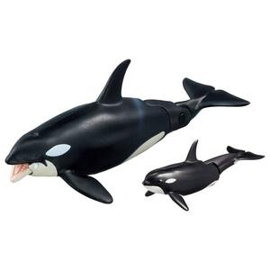 タカラトミー(TAKARA TOMY) アニア AL-08 シャチ親子 (水に浮くVer.) 動物 恐竜 おもちゃ 3歳以上