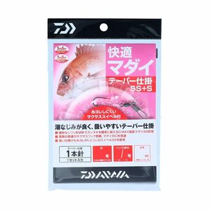 ダイワ(DAIWA) 快適マダイ テーパー仕掛 SS+S 1本鈎仕様 9号-3号-7号-10m