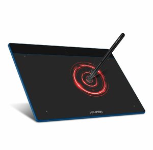 XPPen ペンタブ Deco Fun S 初心者 スマホ対応 充電不要ペン付 ペンタブレット 板タブ OSU!ゲーム向け イラスト テレワーク オ