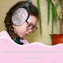 [ZOHAN] 030 防音 イヤーマフ 子供 遮音値 NRR22dB 耳当てプロテクター 学生用 聴覚保護 ヘッドバンド 調整可能 折りたたみ型_画像8