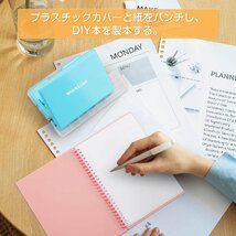 WORKLION ルーズリーフ 穴あけパンチ10穴： 多穴パンチ30穴/26穴/20穴/10穴 ペーパーパンチャーA4/B5/A5対応 穴あけ枚数1_画像5