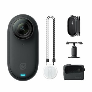 Insta360 GO 3 Vlog カメラ 128GB 小型 軽量 ポータブル アクションカメラ ハンズフリーPOV撮影 どこにでもマウント 手ブ