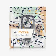 kwmobile キーカバー 対応: Audi 3-ボタン 車のキー Smart Key (Keyless Go 対応機種のみ) キーケース - 鍵_画像7