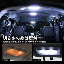 OPPLIGHT ヴォクシー80 ノア80 LED ルームランプ エスクァイア ZWR80 ZRR8# 室内灯 専用設計 爆光 ホワイト カスタムパ_画像4