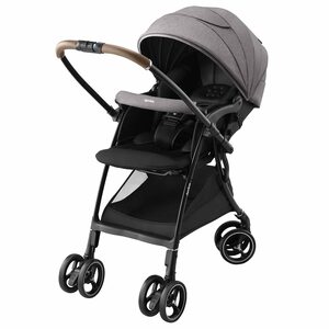 Aprica( Aprica ) A type stroller la Koo na cushion AF 1. month ~36. month till light weight both against surface auto 4 wheel ( gray ) [2023 year of model 