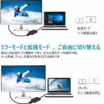 EKLGYM USB HDMI 変換アダプタ「2022年NEWモデル」令和4年改良 USB HDMI ケーブル USB3.0 HDMI 変換 アダプ_画像5