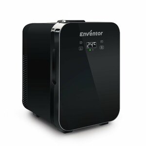 Enventor 冷蔵庫 小型 冷温庫 10L 極静音 エコモード搭載 LCD温度表示 ワンタッチ操作 PSE認証 温度調節可能 ミニ冷蔵庫 車載