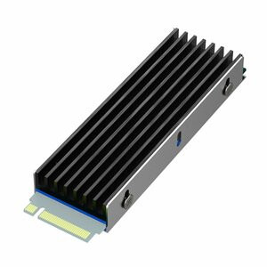 GLOTRENDS PC/PS5にサポートするM.2 SSDヒートシンク (6mm厚み)、大容量（1T / 2T / 4T）2280 M.2 PCI