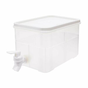 KOKUBO(コクボ) 冷水筒 冷蔵庫ENJOYドリンクサーバー 3L 蛇口付き 便利 大容量 洗いやすい シンプル クリア ピッチャーアウトドア