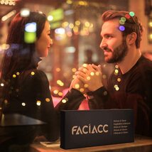 [FACIACC] 結婚式 ネクタイ メンズ シルク ネクタイ チーフ タイクリップ カフスボタン4点セット ハンカチドット フォーマル 高級 紳士_画像7