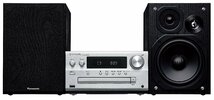 パナソニック ミニコンポ FM/AM 2バンド Bluetooth対応 ハイレゾ音源対応 シルバー SC-PMX90-S_画像1