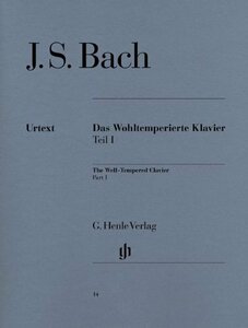 バッハ, J. S.: 平均律クラヴィーア曲集 第1巻 BWV 846-869/ヘンレ社/原典版(2007年改訂版/A. シフによる運指付き)