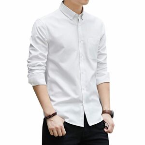 [Milowerge] t shirt men's shirt long sleeve shirt oxford shirt casual spring summer business plain spring clothes stylish ranking 