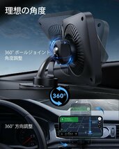 ESR MagSafe 対応 車載充電器 HaloLock車載磁気ワイヤレス充電器 スマホホルダー 車載 ワイヤレス充電器 CryoBoost 冷却_画像7