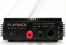 PLAYBACK　DC-DCコンバーター　24V→13.8V　30A　デコデコ_画像1