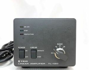 KENWOOD　TL-120　HFバンド　120W　リニアアンプ　3.5-29MHz　13.8V