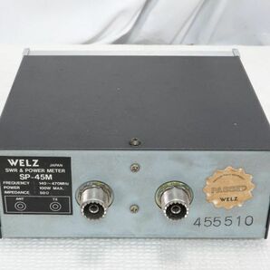 WELZ SP-45M 140～470MHz SWR＆パワー計 144/430 デジタル簡易無線対応の画像5